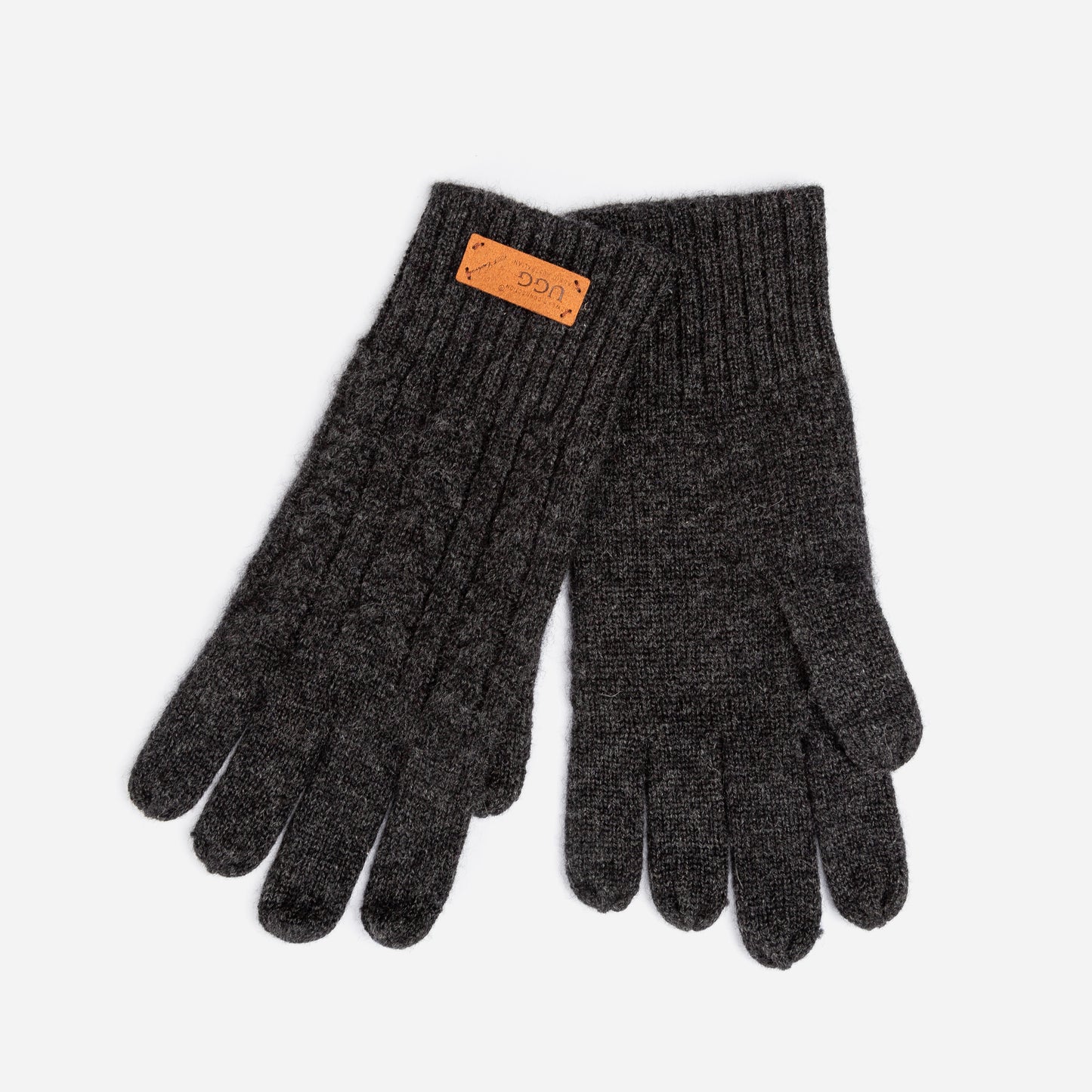 OZWEAR UGG Cable Knit Pure Cashmere Touch Screen Gloves OZC003