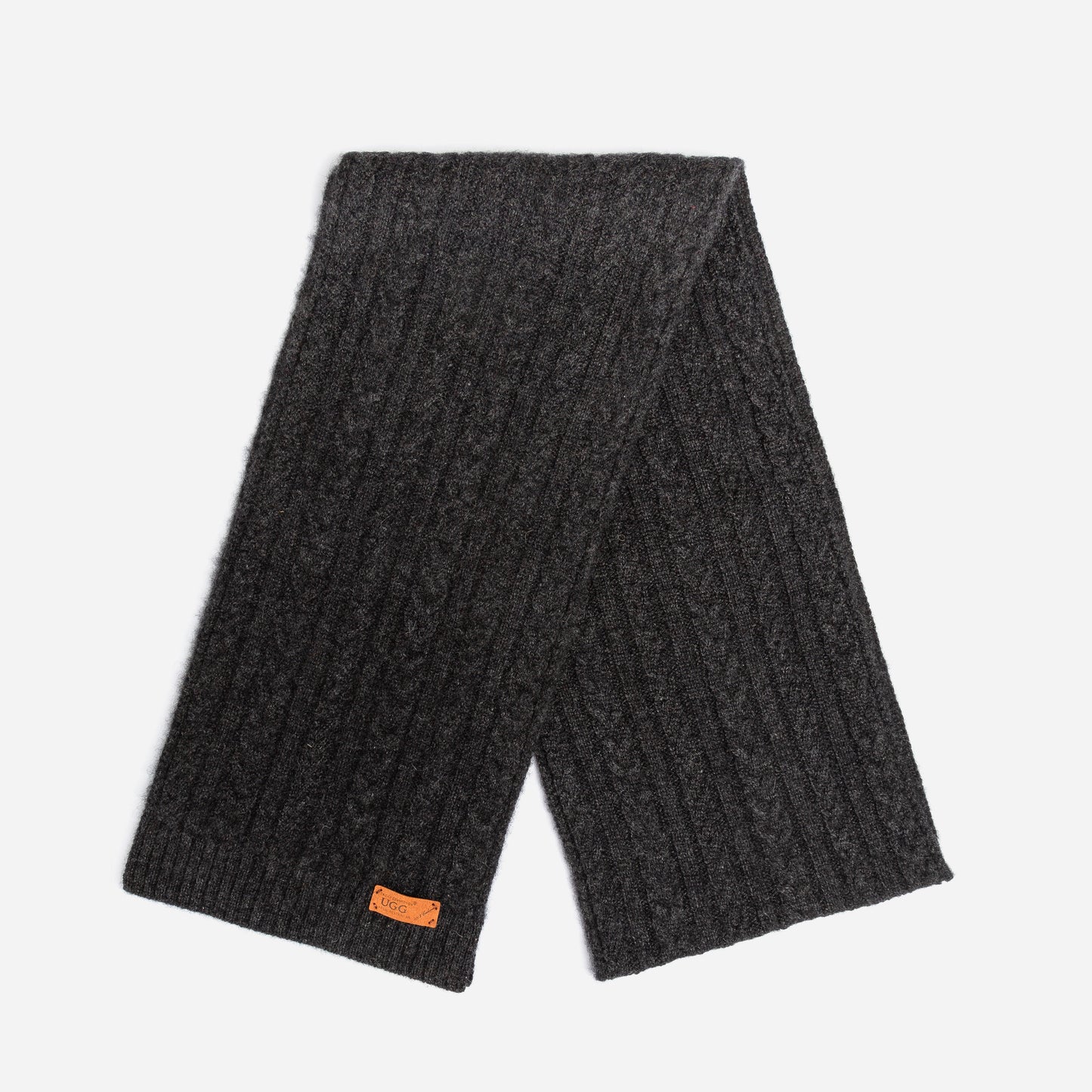 OZWEAR UGG Cable Knit Pure Cashmere Scarf OZC002