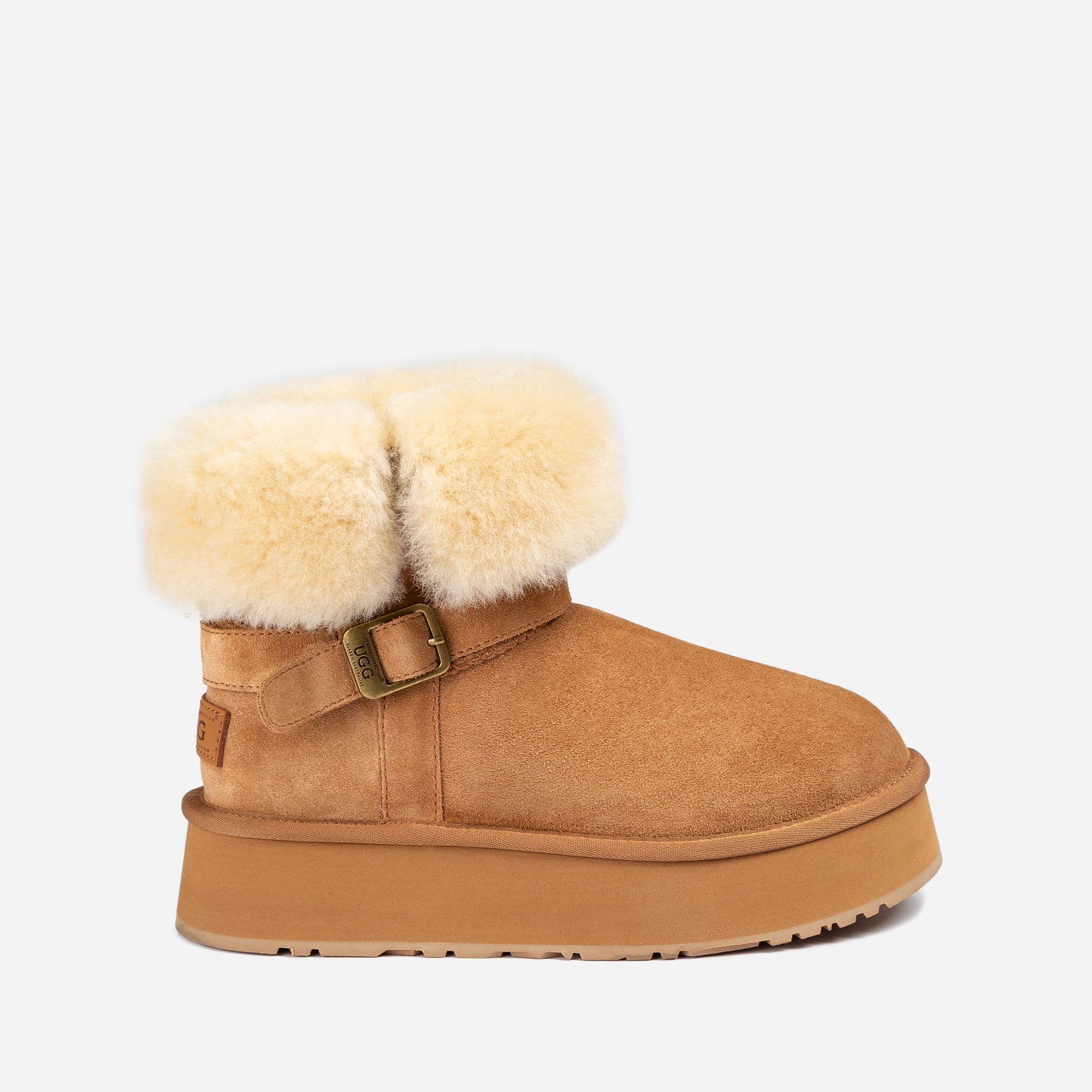 OZWEAR UGG Classic Platform Buckle Mini Boots OB890