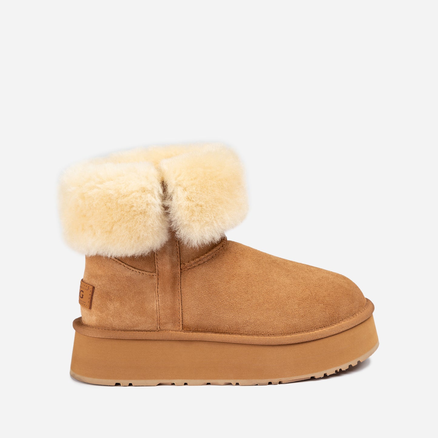 OZWEAR UGG Classic Platform Buckle Mini Boots OB890