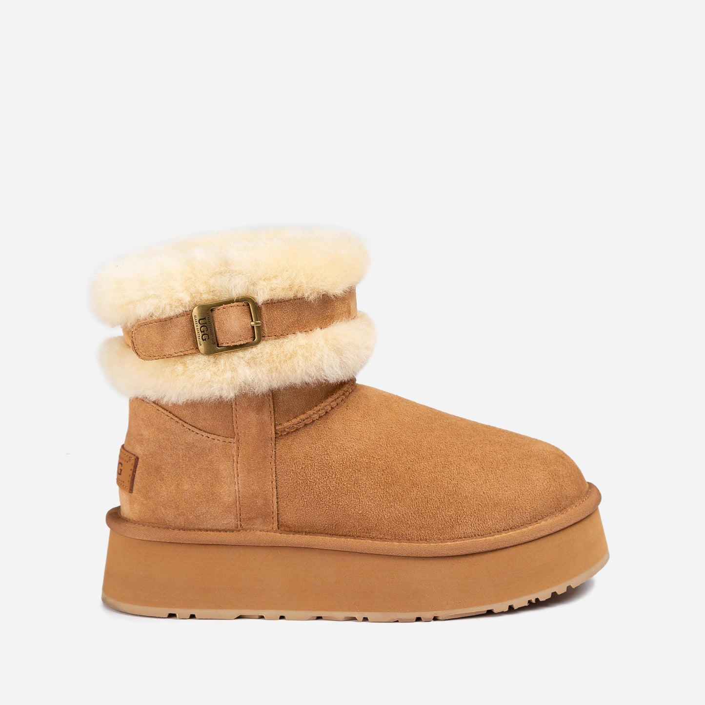 OZWEAR UGG Classic Platform Buckle Mini Boots OB890