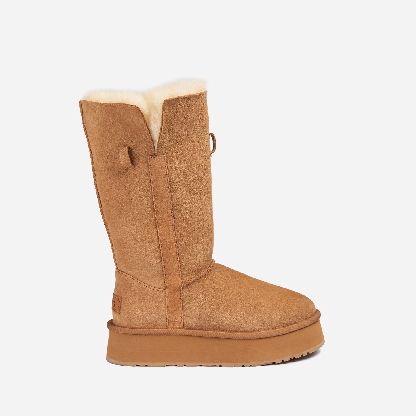 OZWEAR UGG Classic Platform Buckle Long Boots OB847