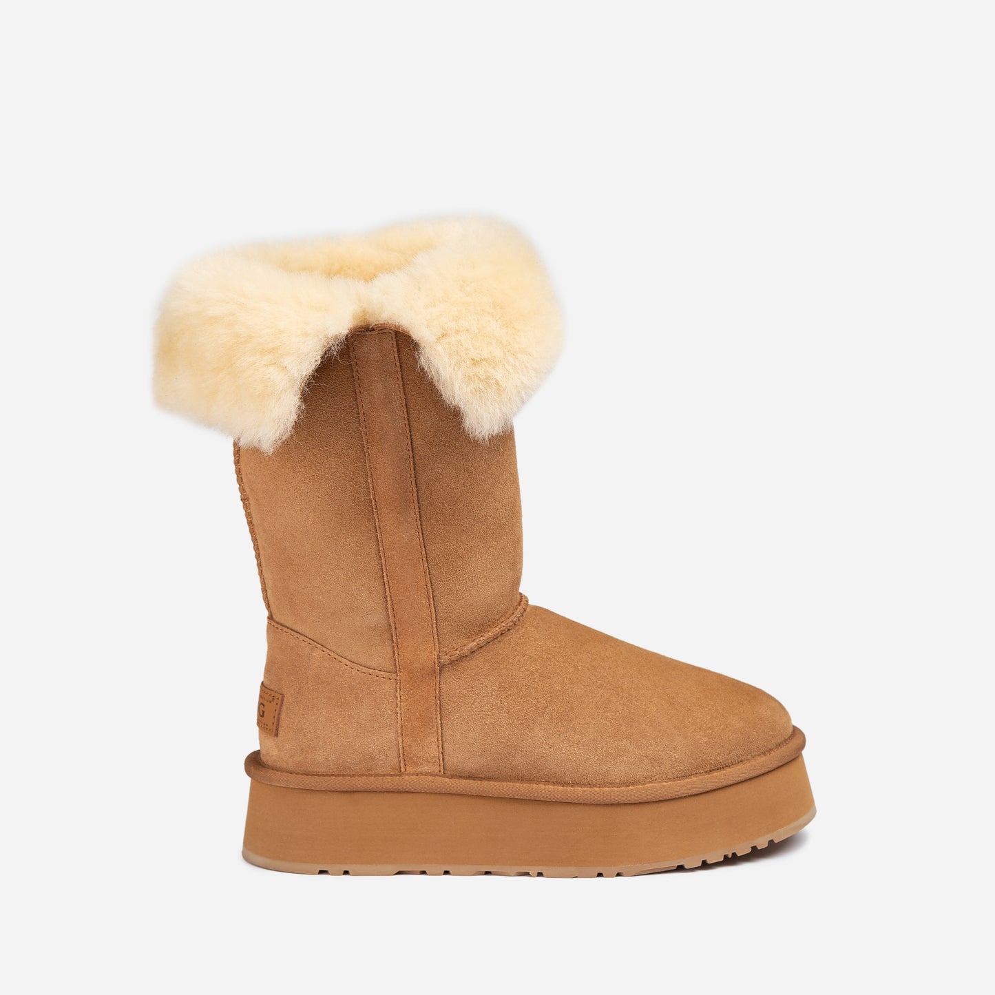 OZWEAR UGG Classic Platform Buckle Long Boots OB847