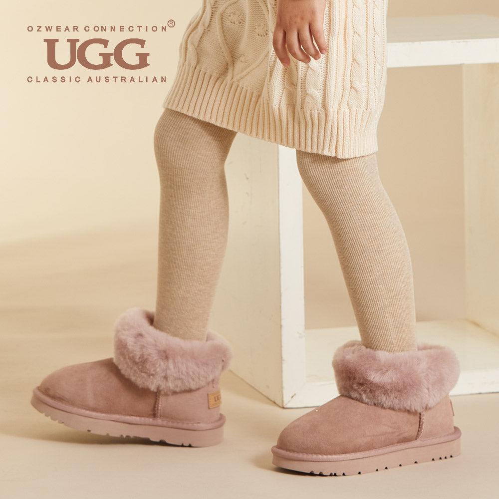 OZWEAR UGG Kids Classic Fluff Mini Boots
