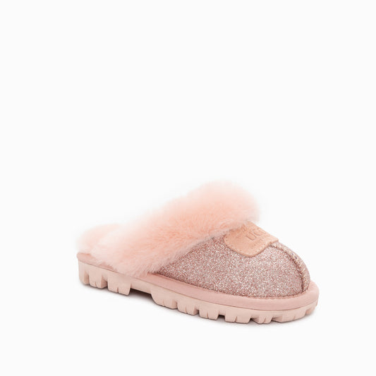 OZWEAR UGG Kids Coquette Slippers (Glitter)
