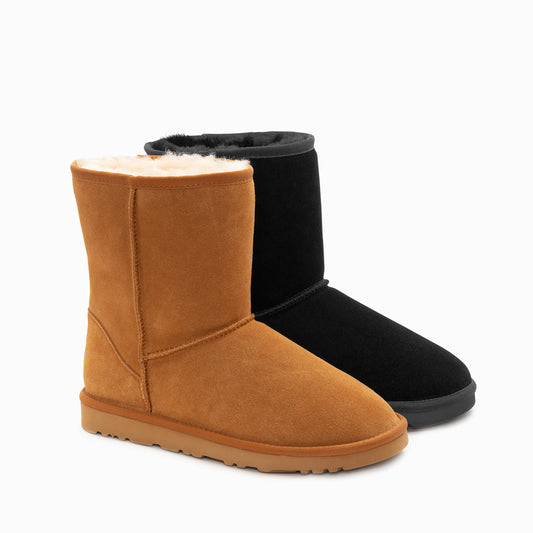 OZWEAR OB661 Classic Unisex Short Boots (Cow Suede)