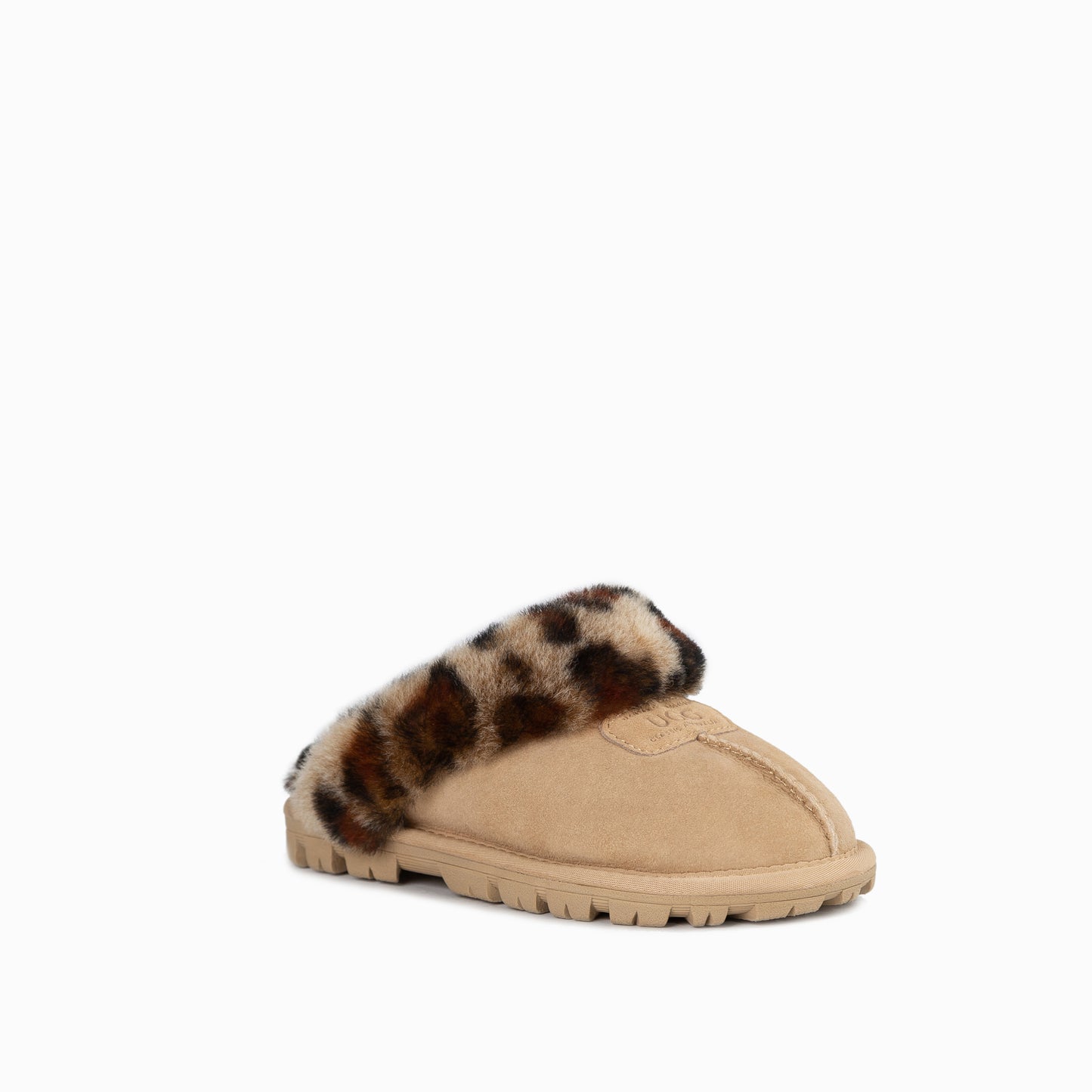 OZWEAR UGG Kids Coquette Slippers (Leopard Print)