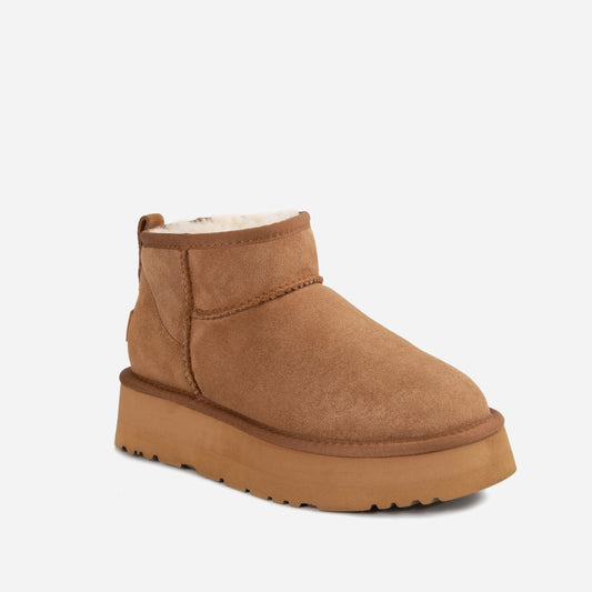 OZWEAR UGG Classic Platform Ultra Mini Boots