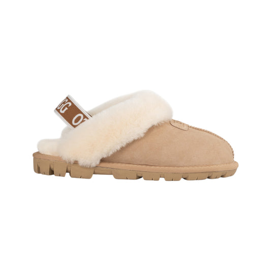 OZWEAR UGG COQUETTE SLIPPER WITH ELASTIC BACKSTRAP OB114EB