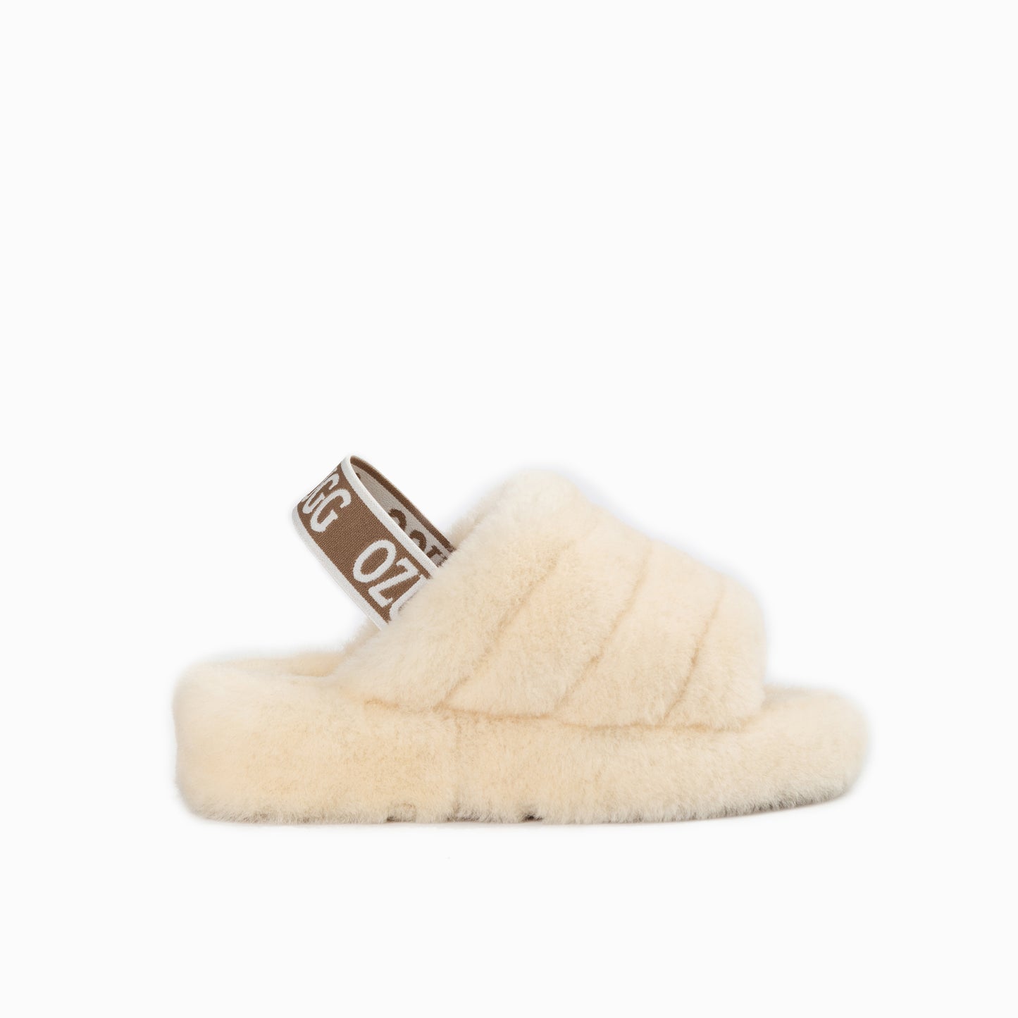 OZWEAR UGG Brooklyn Fluff Slide (Elastic Backstrap)
