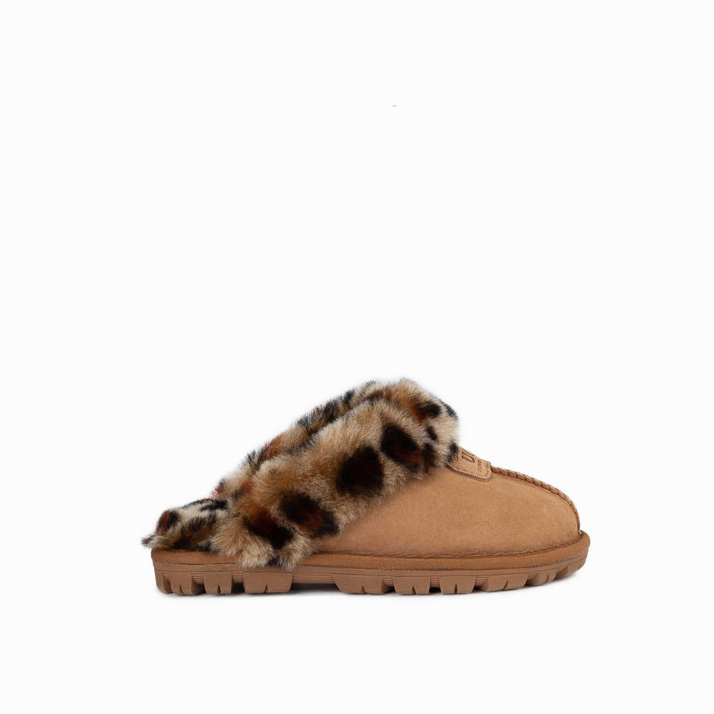 OZWEAR UGG Kids Coquette Slippers (Leopard Print)