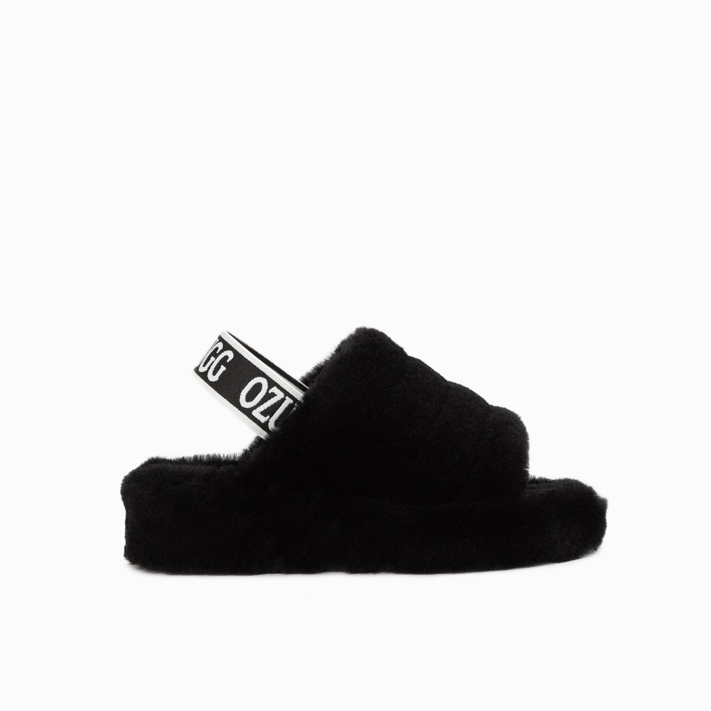 OZWEAR UGG Brooklyn Fluff Slide (Elastic Backstrap)