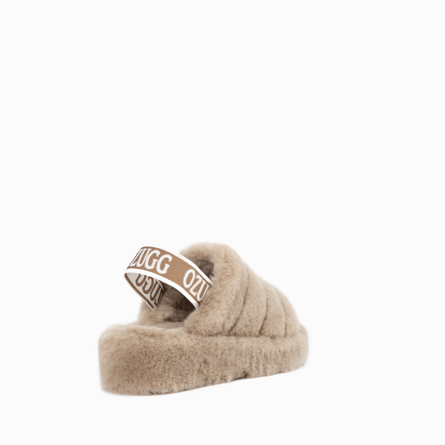OZWEAR UGG Brooklyn Fluff Slide (Elastic Backstrap)