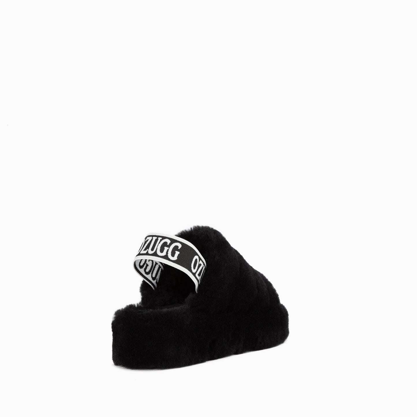 OZWEAR UGG Brooklyn Fluff Slide (Elastic Backstrap)