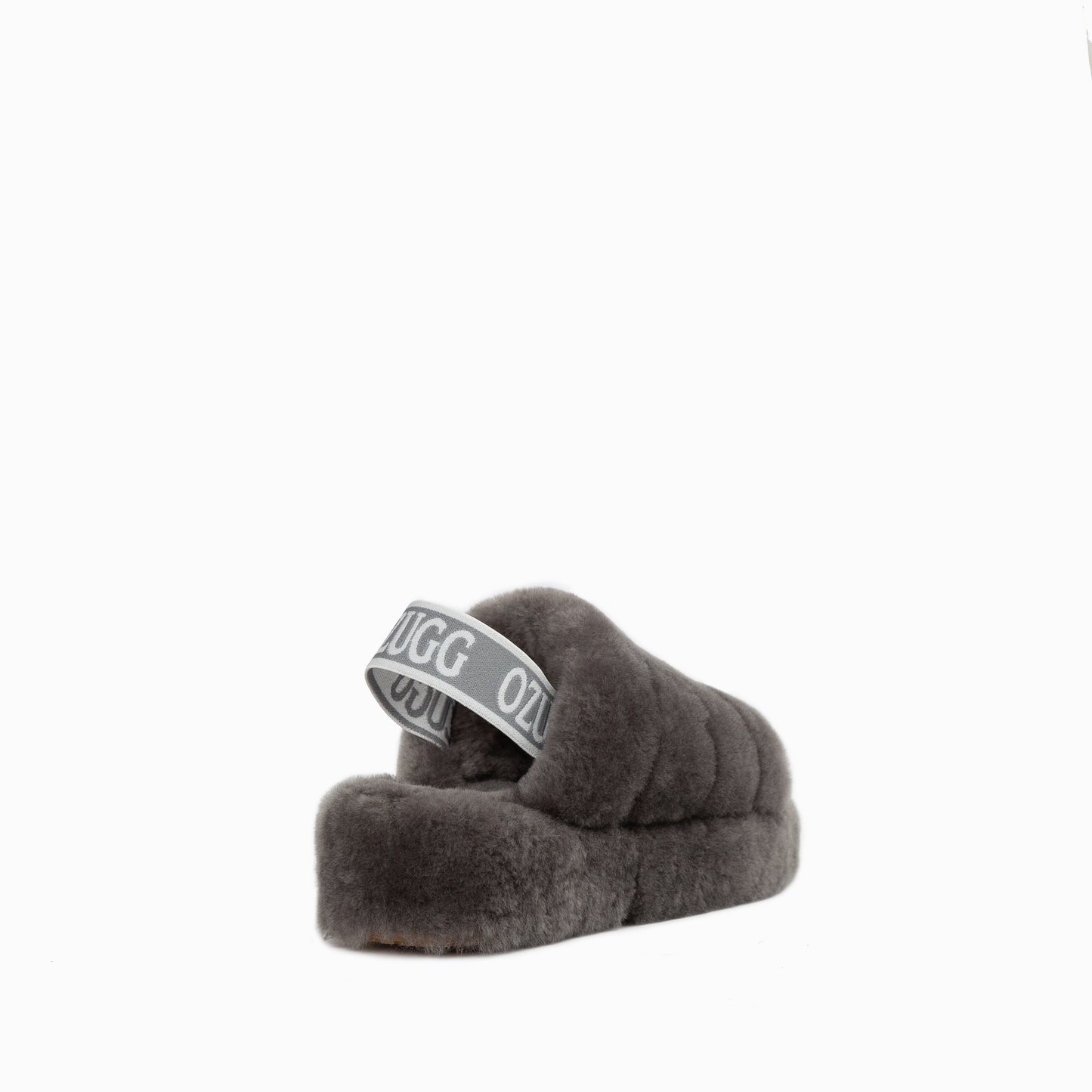 OZWEAR UGG Brooklyn Fluff Slide (Elastic Backstrap)