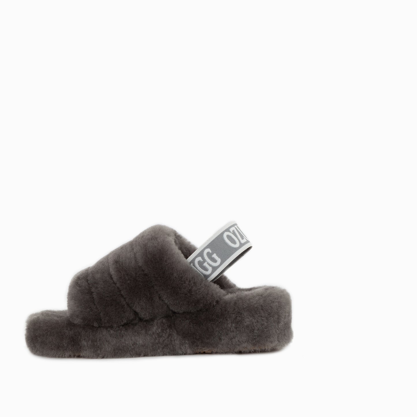 OZWEAR UGG Brooklyn Fluff Slide (Elastic Backstrap)