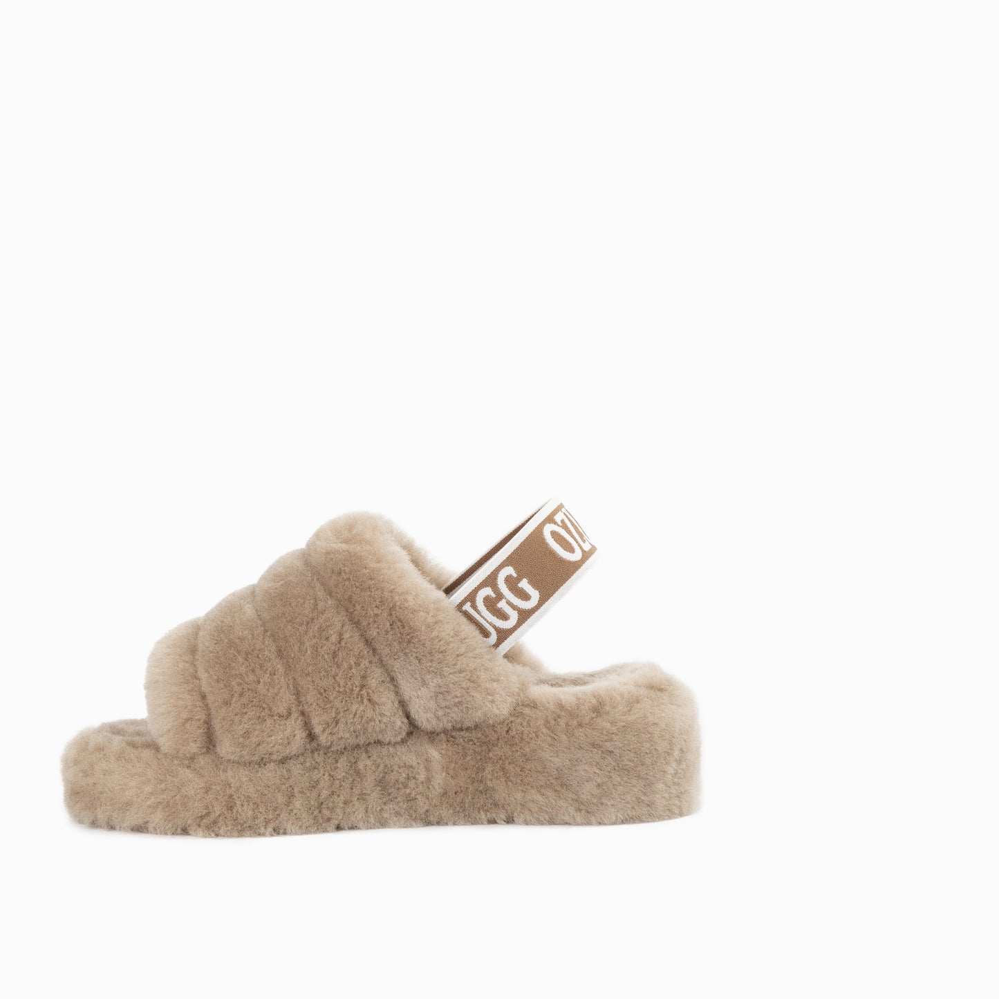 OZWEAR UGG Brooklyn Fluff Slide (Elastic Backstrap)