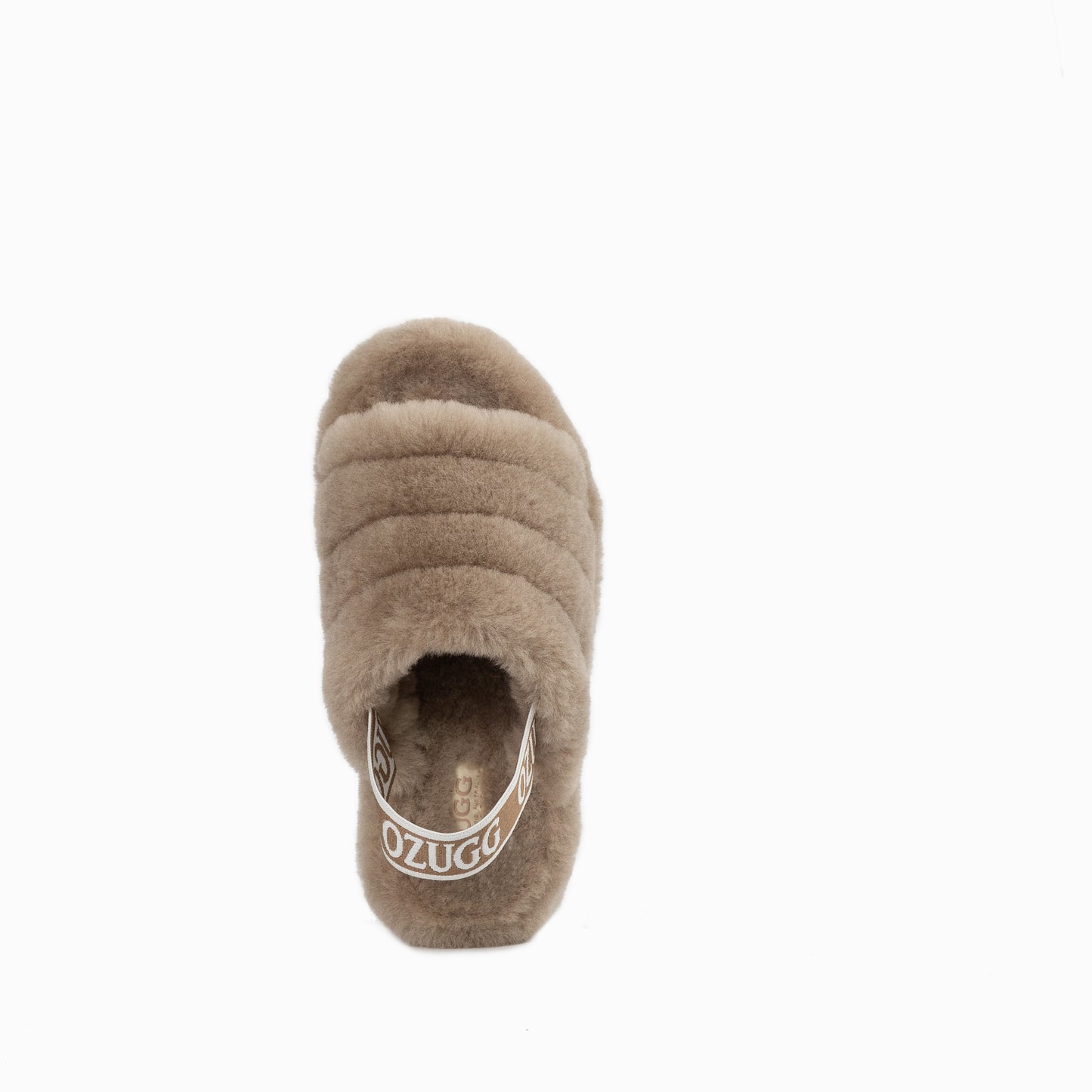OZWEAR UGG Brooklyn Fluff Slide (Elastic Backstrap)