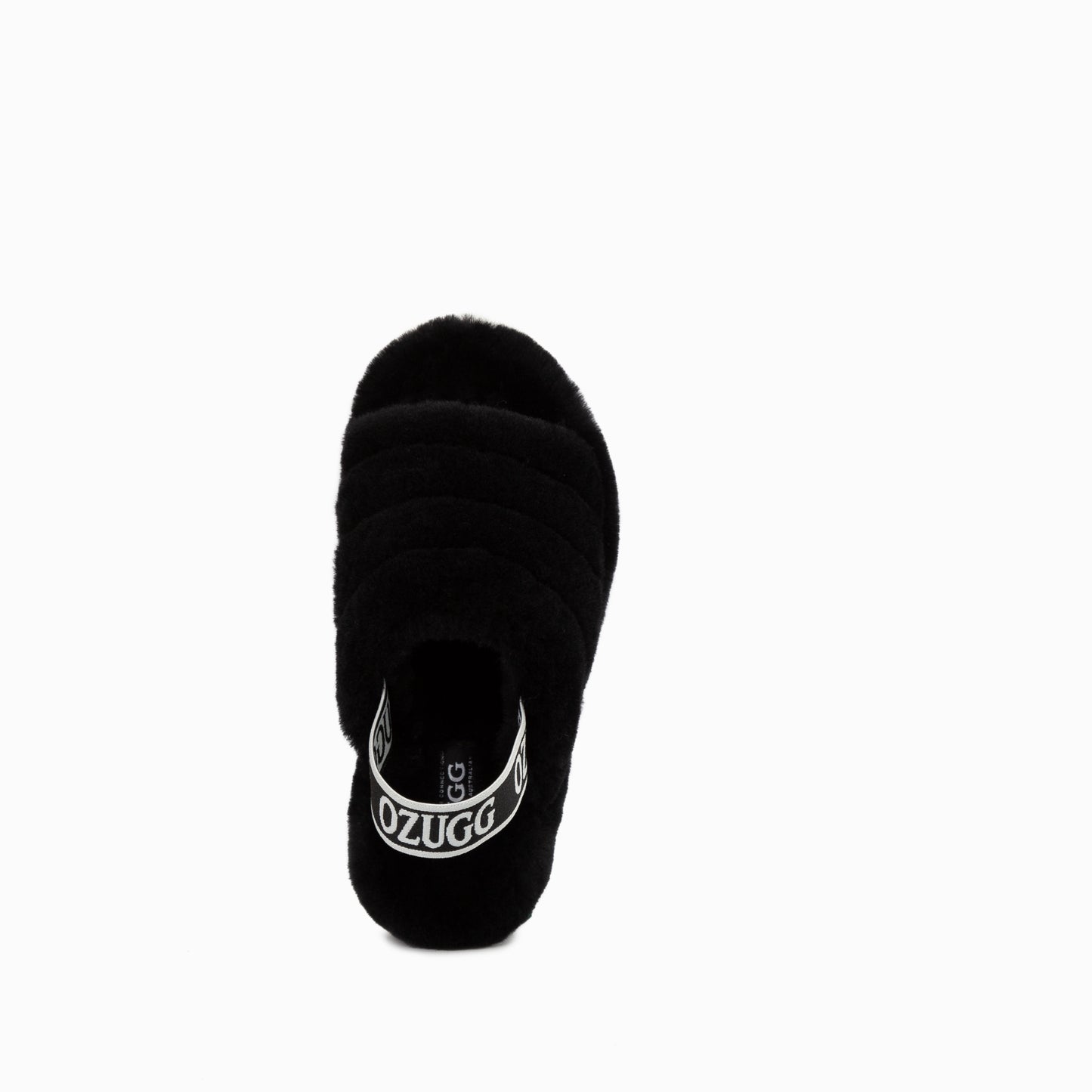 OZWEAR UGG Brooklyn Fluff Slide (Elastic Backstrap)