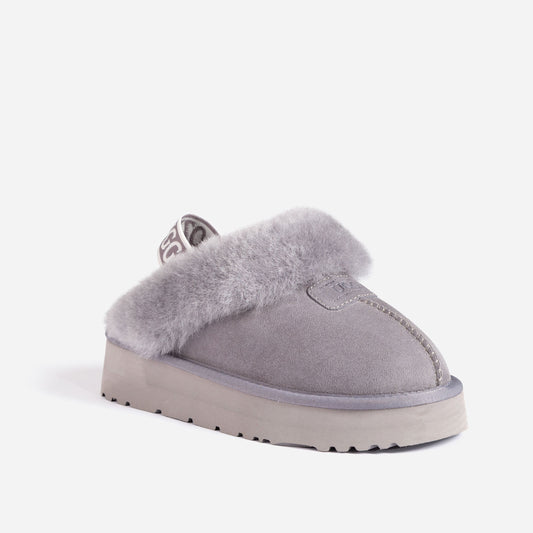 OZWEAR UGG Coquette Platform Slippers (Elastic Backstrap)