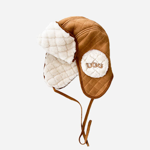 OZWEAR CS087 Sheepskin Trapper Hat
