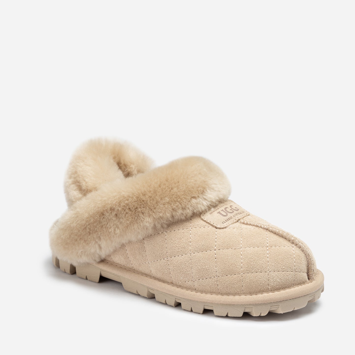 OZWEAR OB114MD Coquette Matelassé Slipper (Inc Detachable Strap)