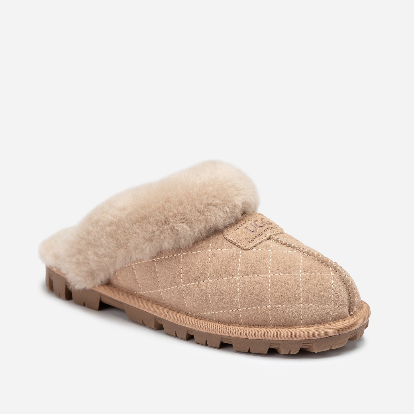 OZWEAR OB114MD Coquette Matelassé Slipper (Inc Detachable Strap)