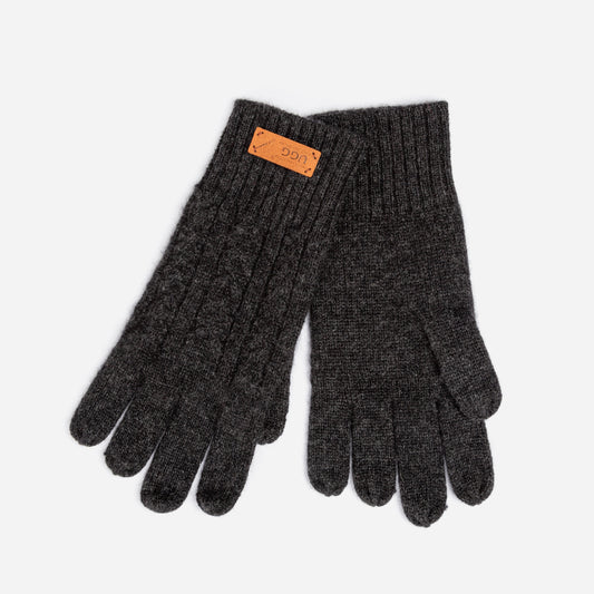 OZWEAR UGG Cable Knit Pure Cashmere Touch Screen Gloves OZC003