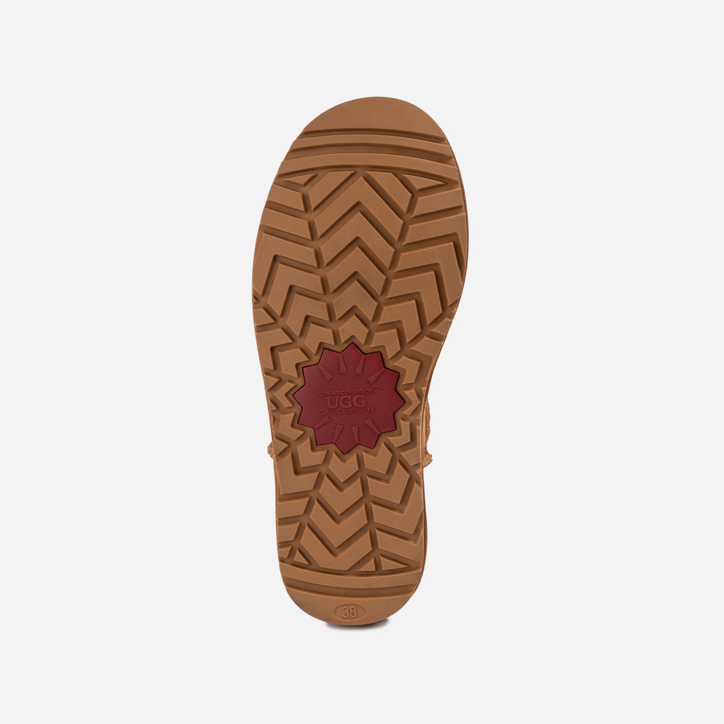 OZWEAR UGG Classic Knit Logo Ultra Mini Boots