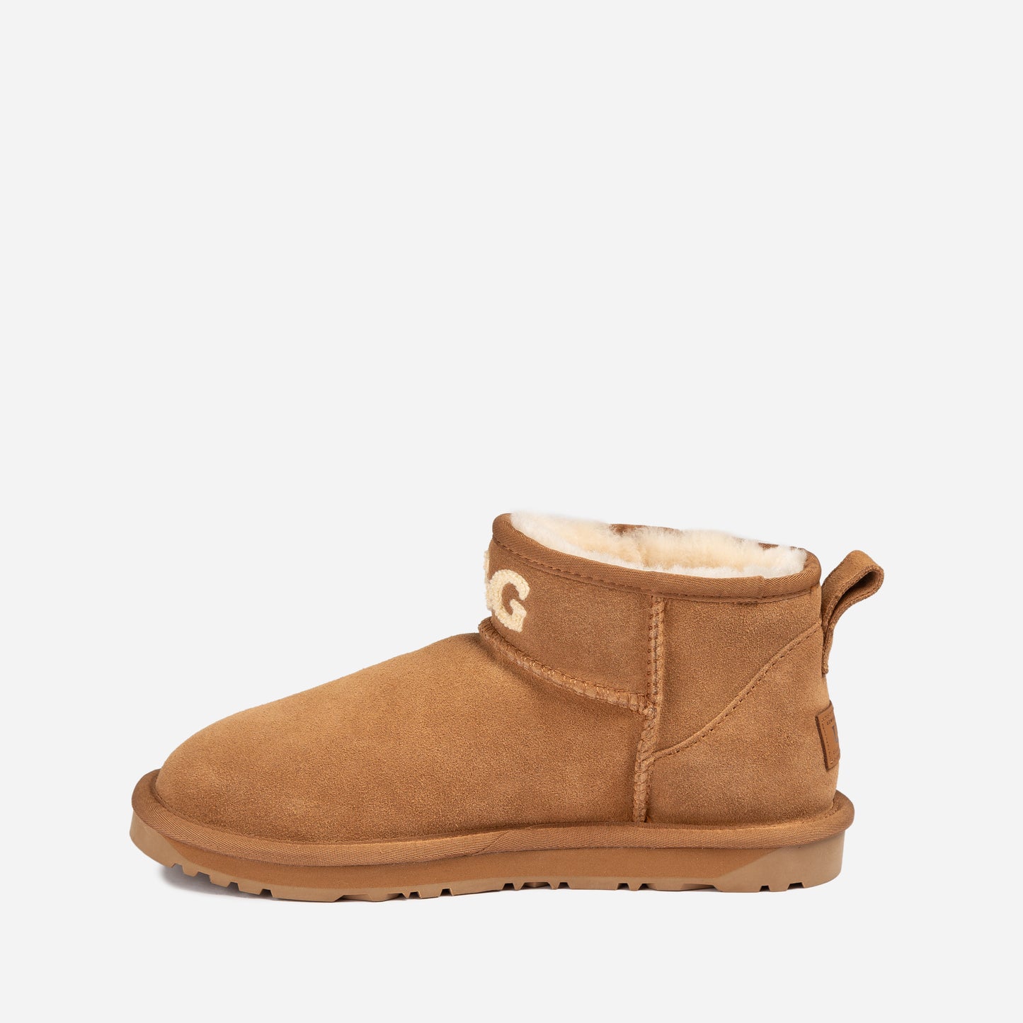 OZWEAR UGG Classic Knit Logo Ultra Mini Boots