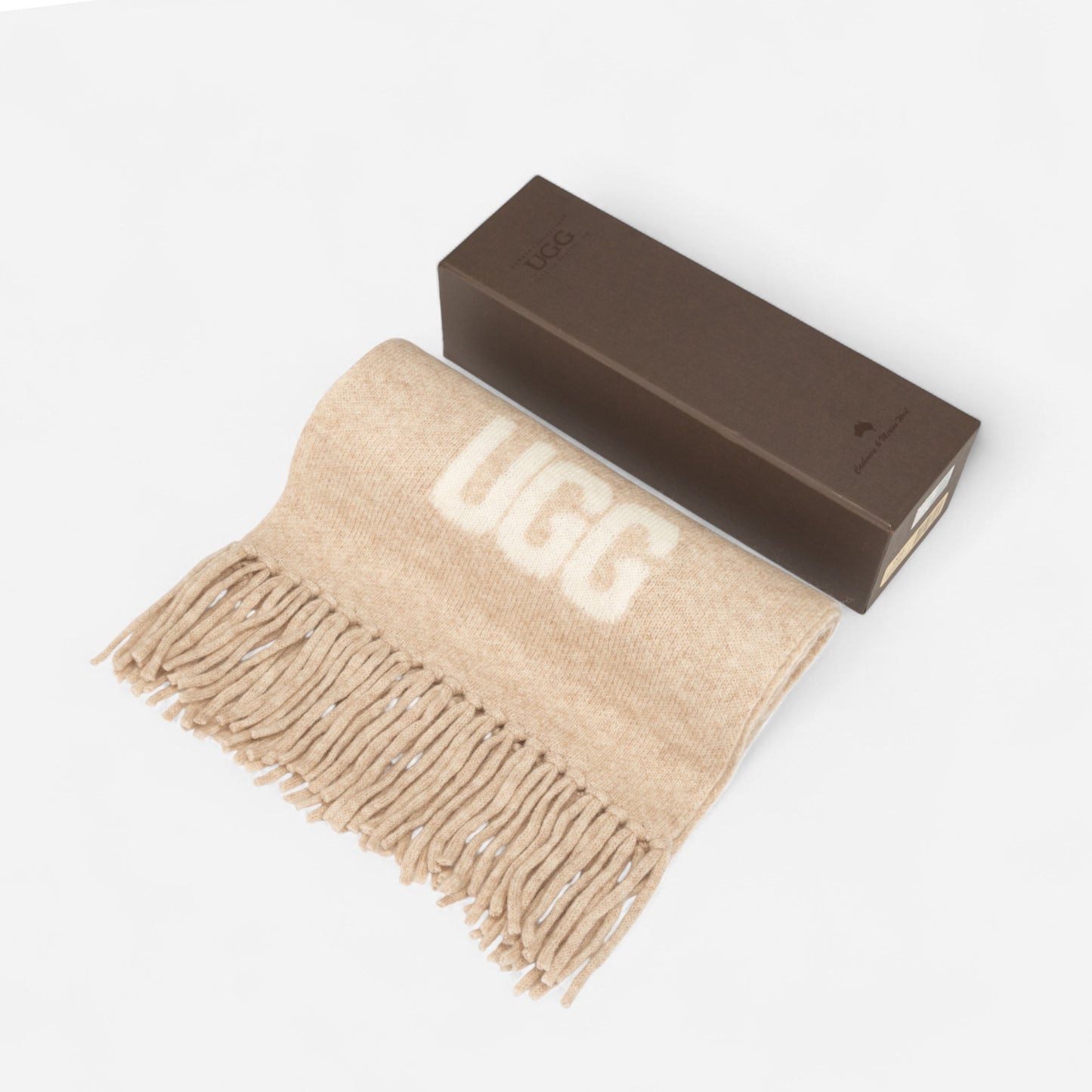 OZWEAR OZC006 Logo Cashmere/ Aus Wool Woven Scarf