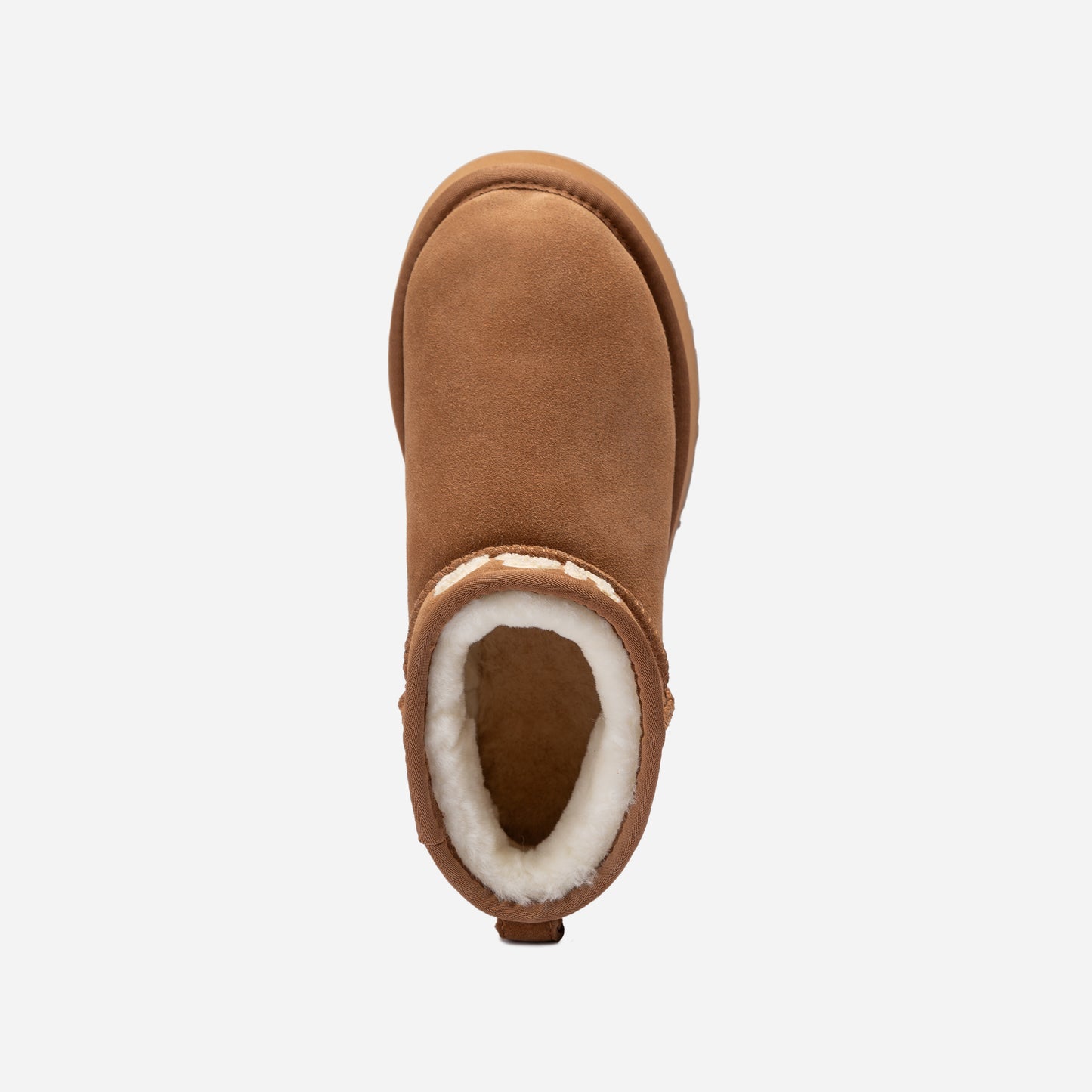 OZWEAR UGG Classic Platform Knit Logo Ultra Mini Boots