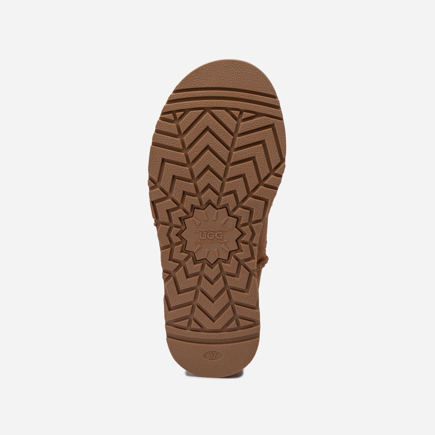 OZWEAR UGG Classic Platform Knit Logo Ultra Mini Boots