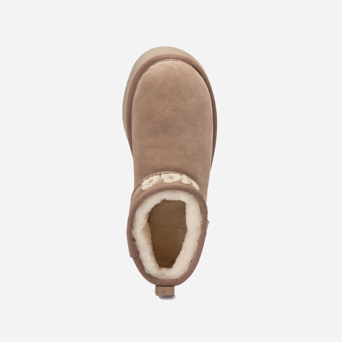 OZWEAR UGG Classic Platform Knit Logo Ultra Mini Boots