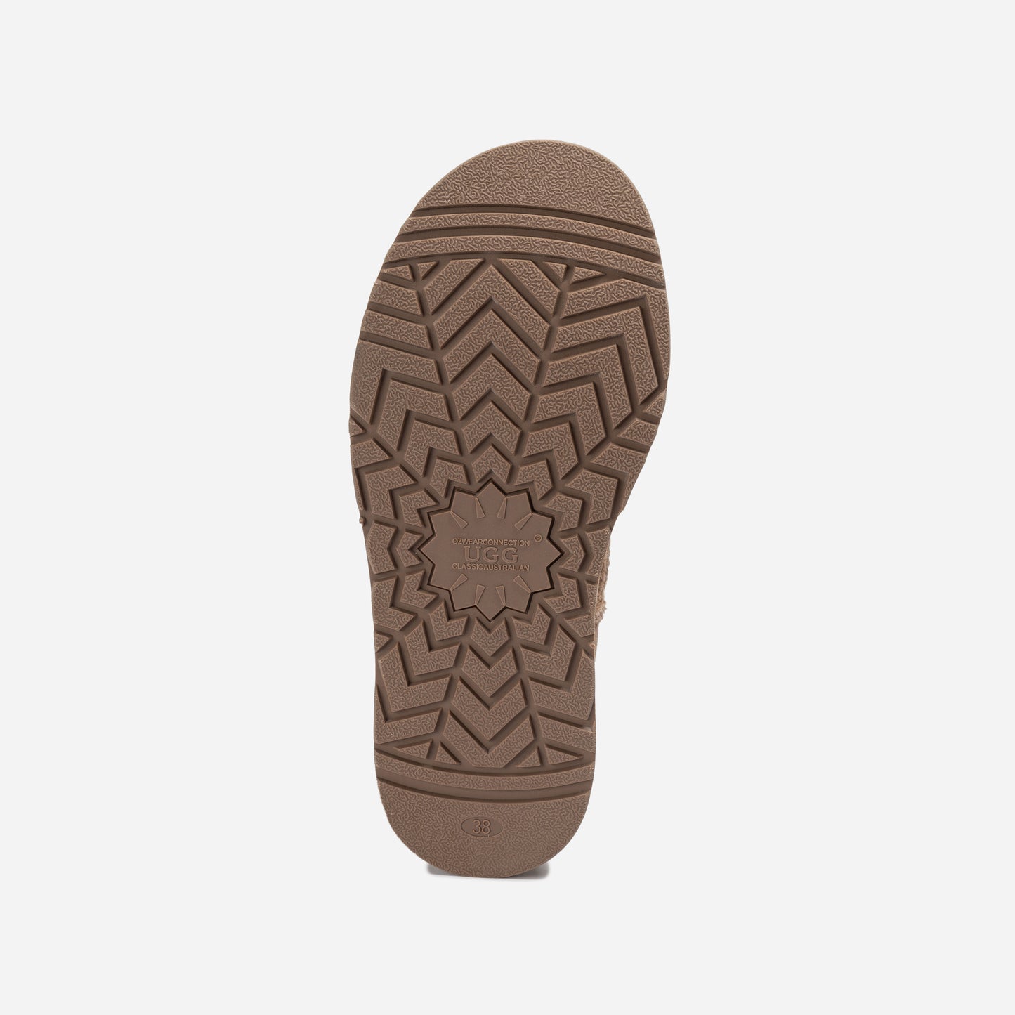 OZWEAR UGG Classic Platform Knit Logo Ultra Mini Boots