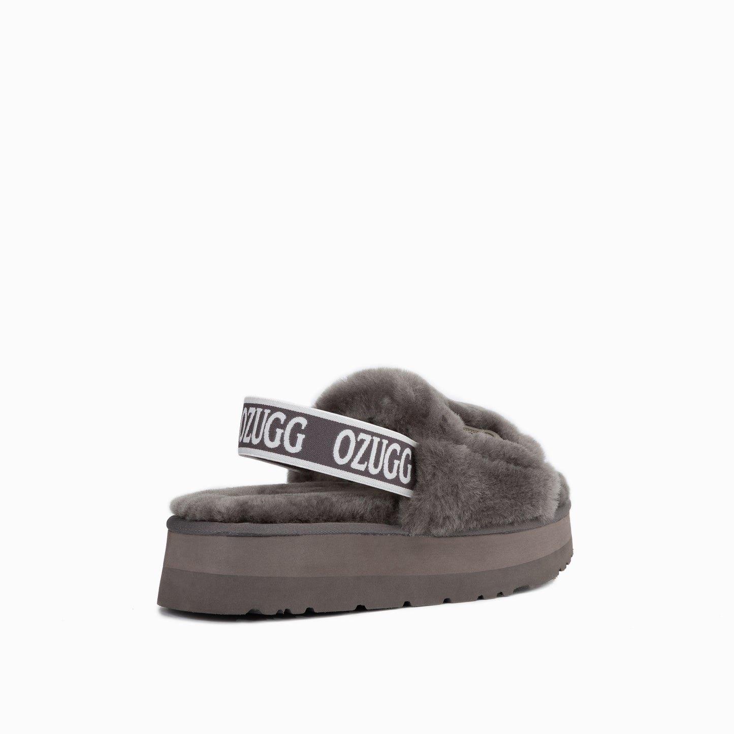 OZWEAR UGG Zoey Fluff Slide (Elastic Backstrap)