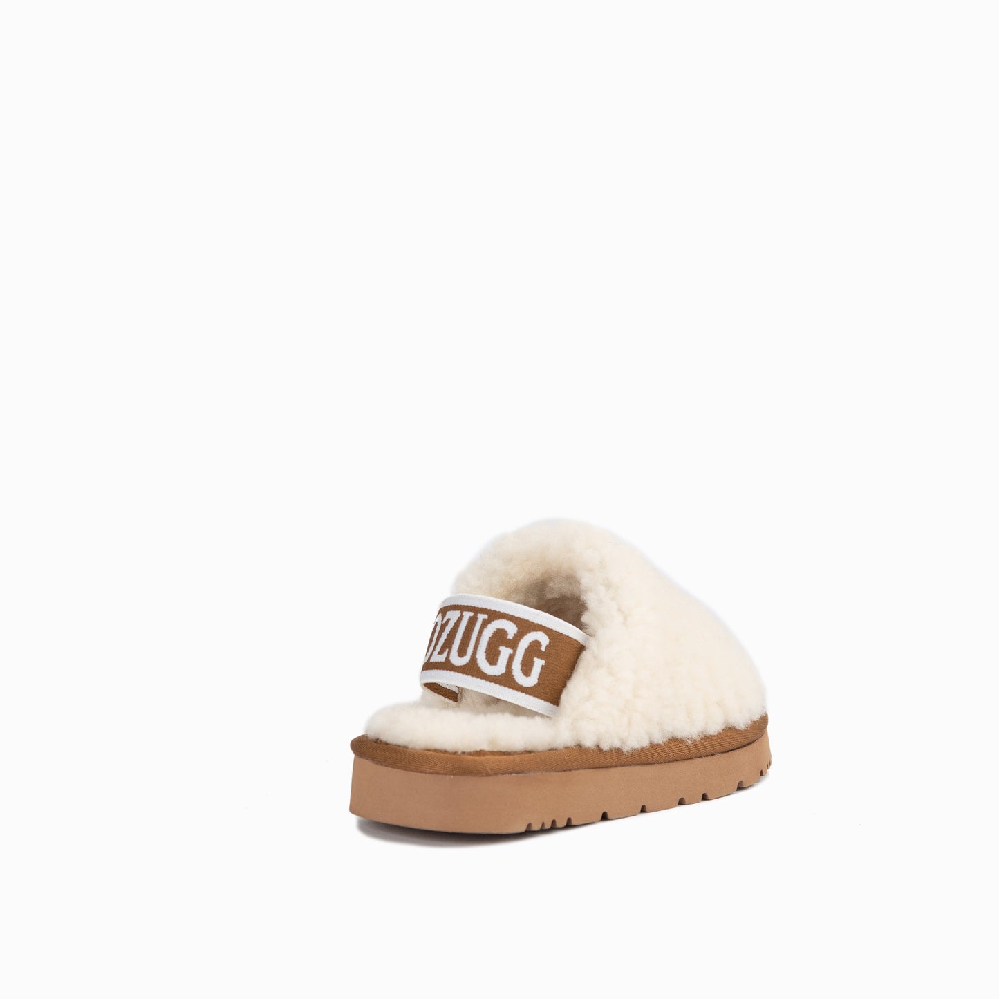 OZWEAR UGG Kids Riana Fluff Slide (Elastic Backstrap)