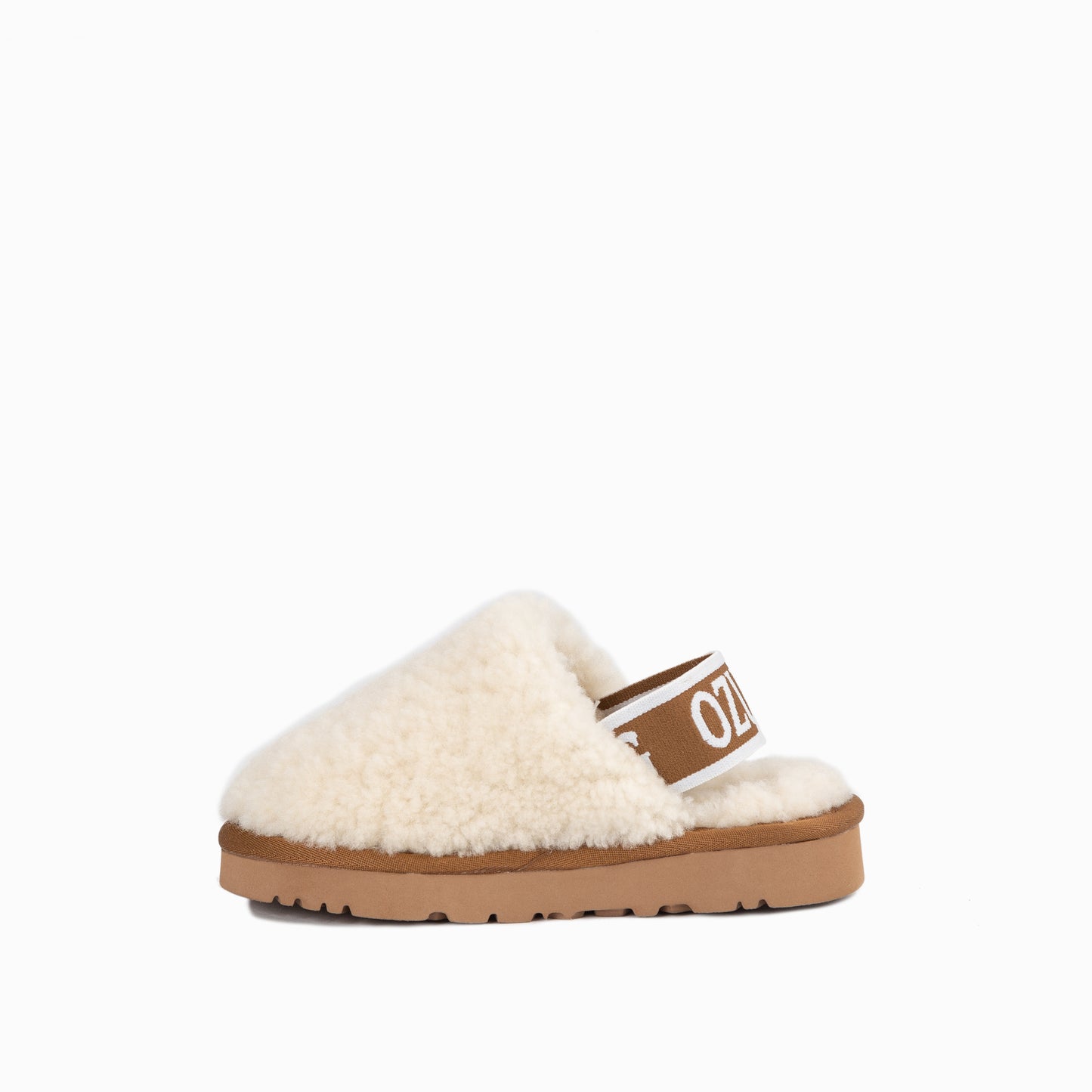 OZWEAR UGG Kids Riana Fluff Slide (Elastic Backstrap)