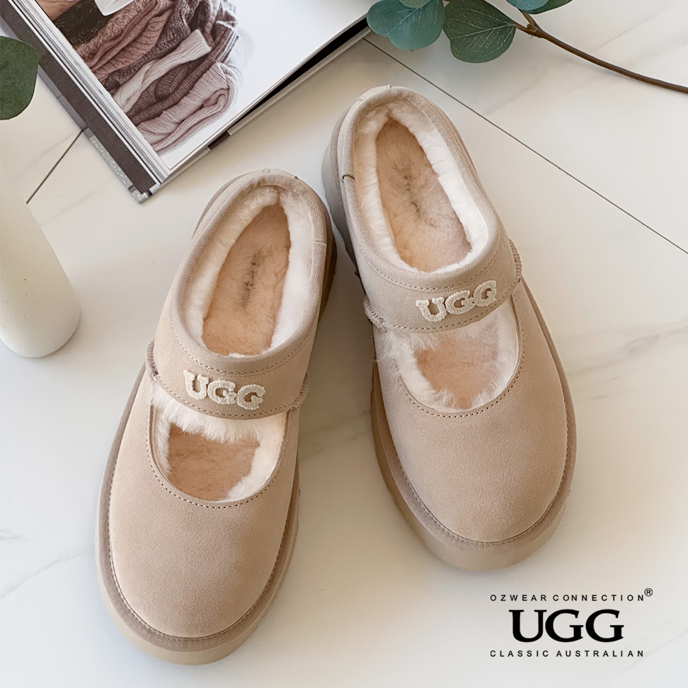 OZWEAR OB1000 Mary Jane EMB Logo Platform