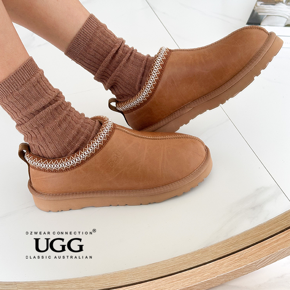 OZWEAR OB780O Sydney Olied Leather Slipper