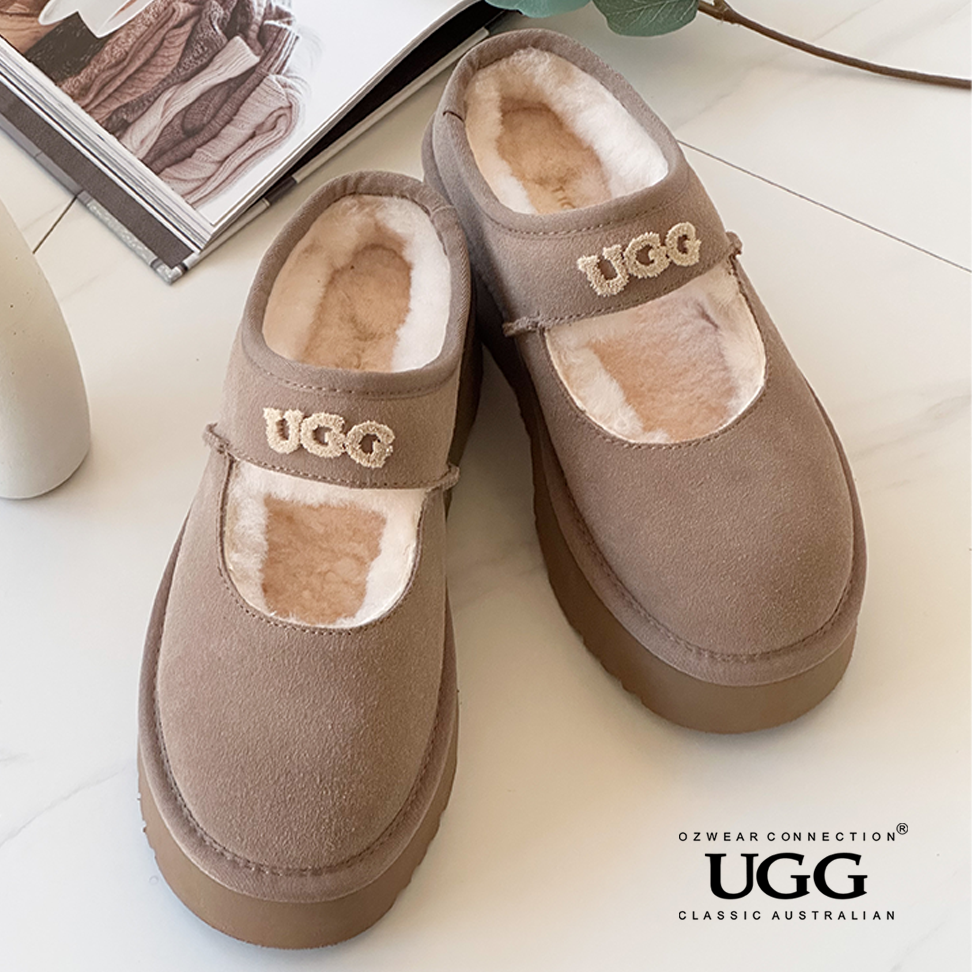 OZWEAR OB1000 Mary Jane EMB Logo Platform