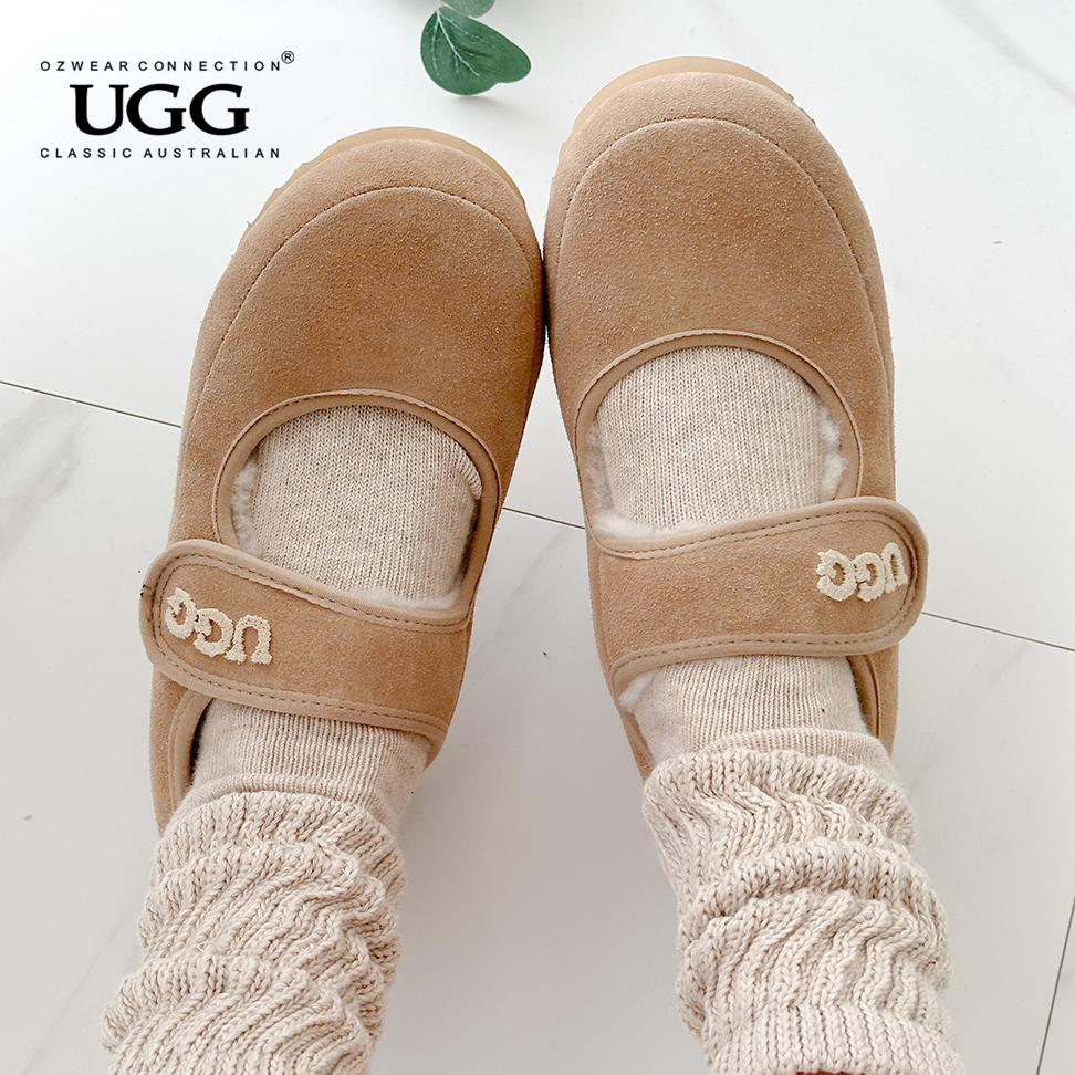 OZWEAR OB970 Mary Jane EMB Logo