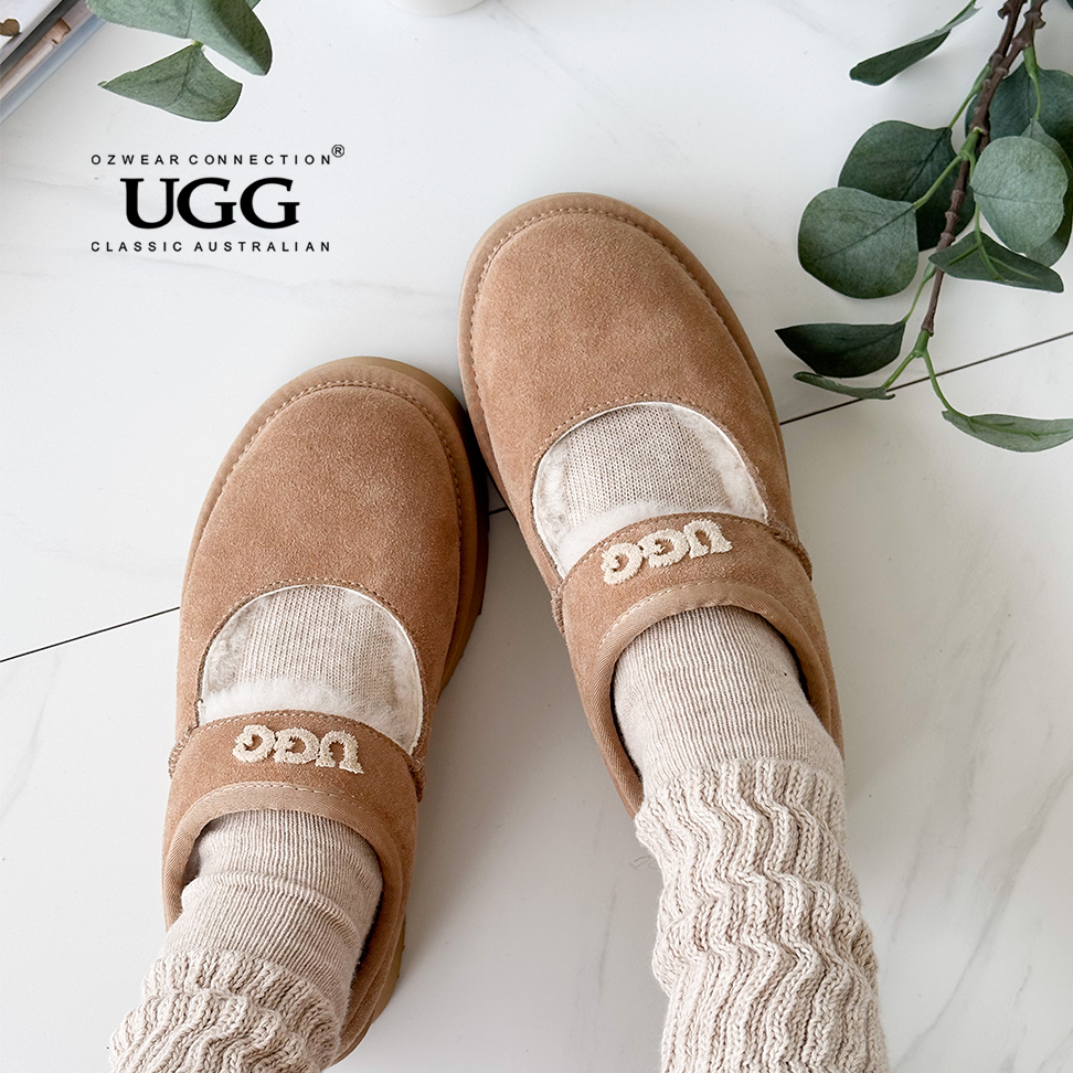OZWEAR OB1000 Mary Jane EMB Logo Platform