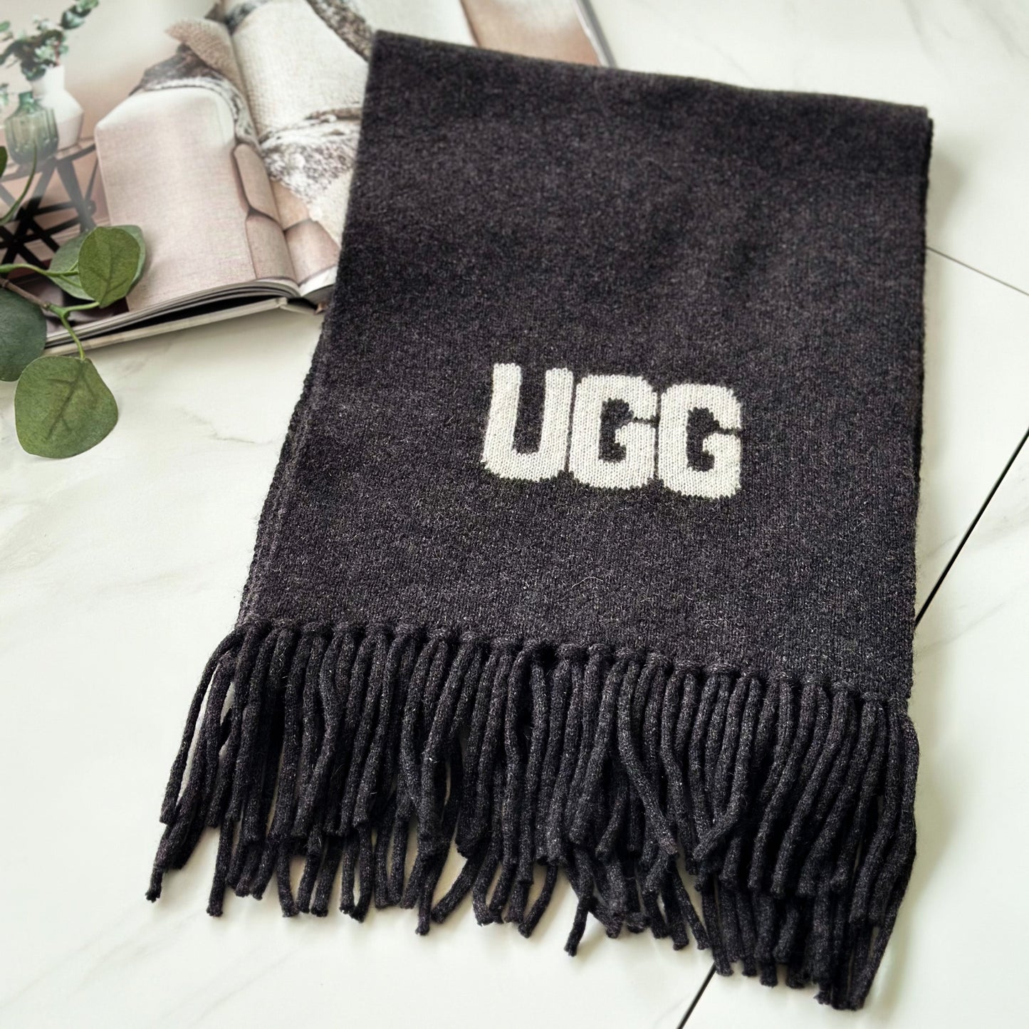 OZWEAR OZC006 Logo Cashmere/ Aus Wool Woven Scarf