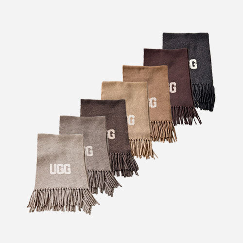 OZWEAR OZC006 Logo Cashmere/ Aus Wool Woven Scarf