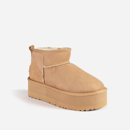 OZWEAR UGG Classic Platform Ultra Mini Boots
