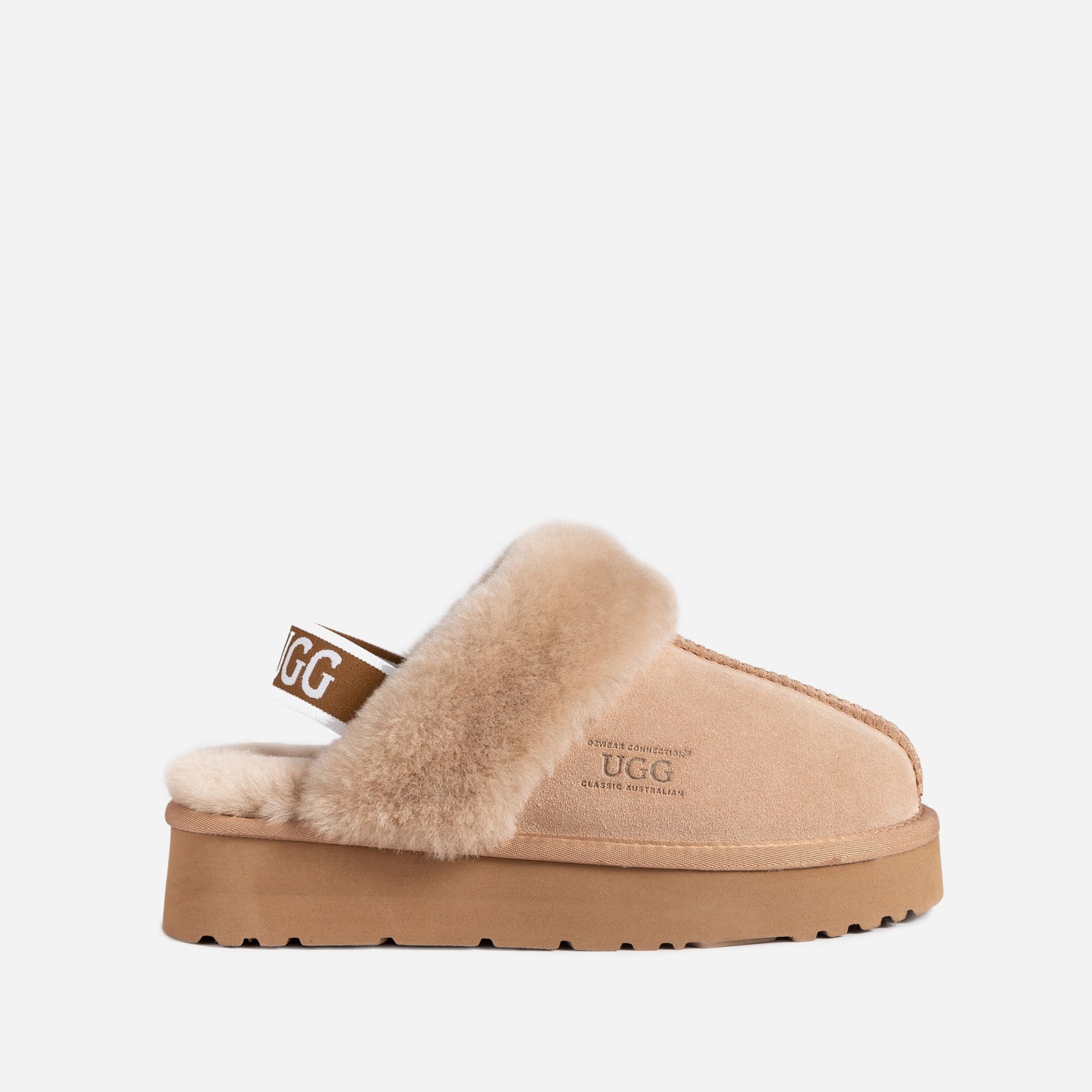 OZWEAR UGG Platform Slipper (Elastic Backstrap)