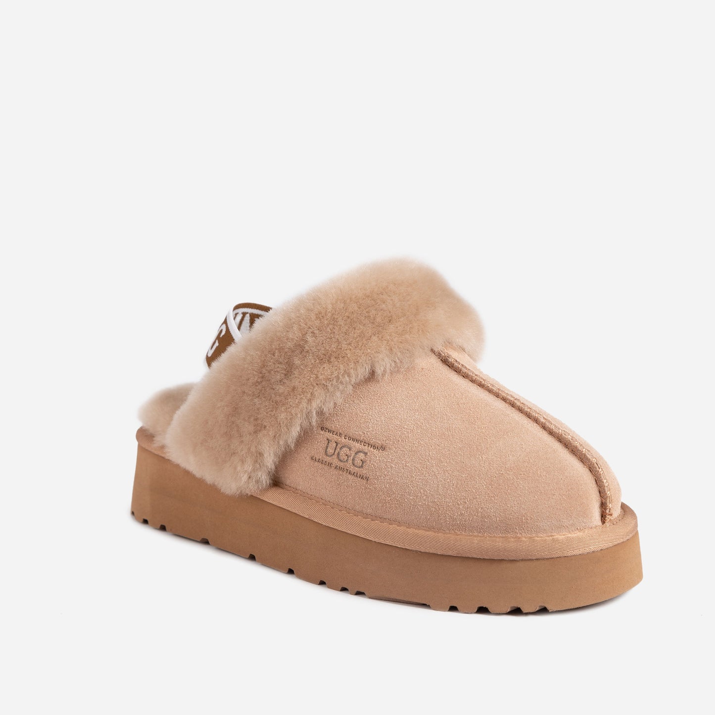 OZWEAR UGG Platform Slipper (Elastic Backstrap)