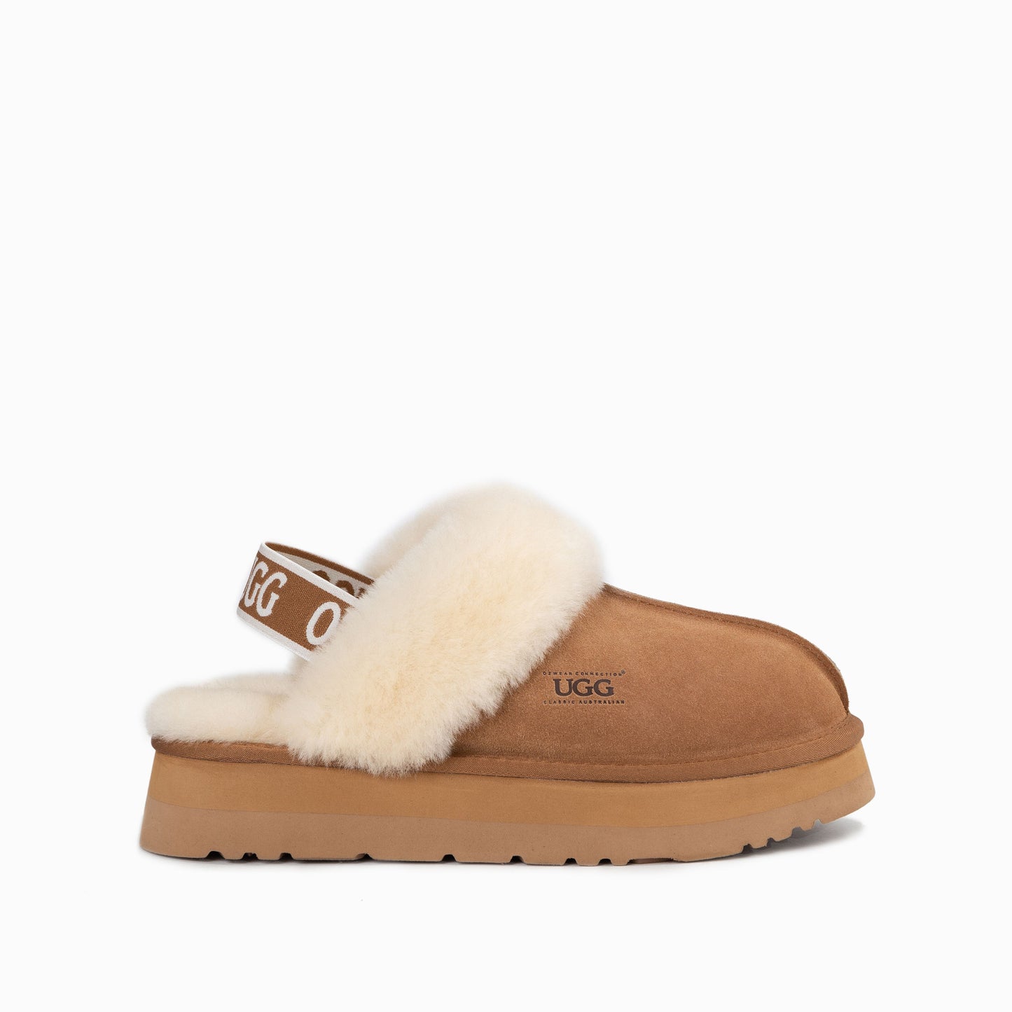 OZWEAR UGG Platform Slipper (Elastic Backstrap)
