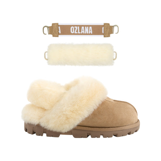 OZLANA CLASSIC SQUARE TOE COQUETTE SLIPPER OZ30004